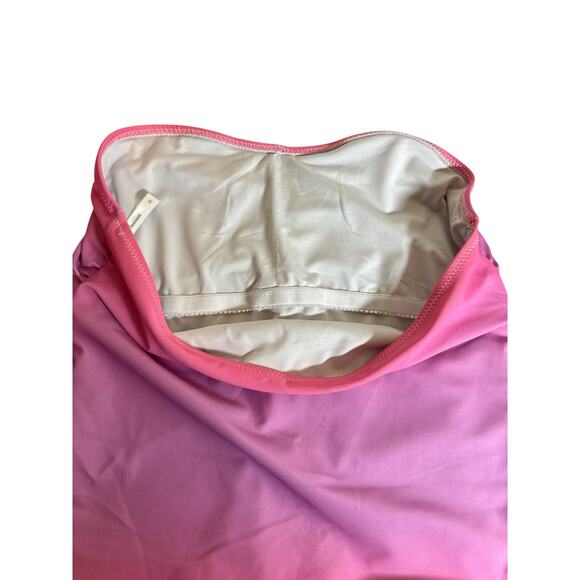 Beachsissi Women's Smocked Tummy Control Gradient Print Tankini Set Size M Multi - Picture 6 of 8